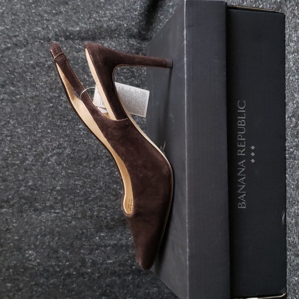 Banana Republic Heels 7.5 Brown